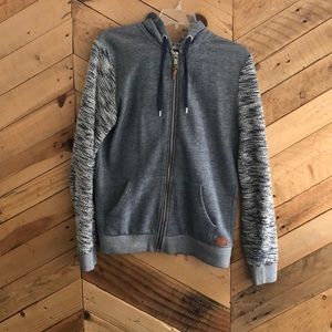 River Island zip up Hooded Sweater (Size S)